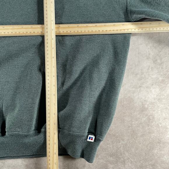 90’s Russell Athletic Grey Logo Patch Black Sweatshirt - Picture 4 of 4